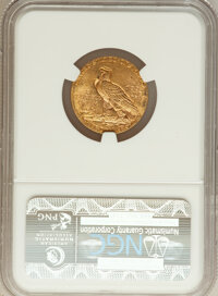 Indian Half Eagles: , 1912 $5 MS62 NGC. CAC. NGC Census: (3640/1470). PCGS Population(2683/1725). Mintage: 790,000. Numismedia Wsl. Price for pr...
