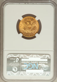 Liberty Half Eagles, 1891 $5 MS64 NGC....