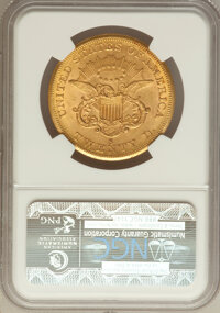 Liberty Double Eagles, 1859-S $20 -- Improperly Cleaned -- NGC Details. Unc....