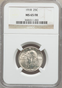Standing Liberty Quarters, 1918 25C MS65 Full Head NGC....
