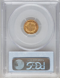 Gold Dollars: , 1877 G$1 AU55 PCGS. PCGS Population (13/135). NGC Census: (1/138).Mintage: 3,920. Numismedia Wsl. Price for problem free N...