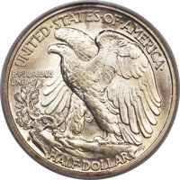 Walking Liberty Half Dollars, 1927-S 50C MS64 PCGS. CAC....