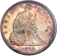 Seated Dollars, 1859 $1 MS64 NGC....