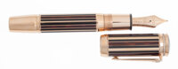 , MONTBLANC: WINSTON CHURCHILL LIMITED EDITION 53 FOUNTAIN PEN. 20thcentury. This heirloom Pen comes complete with black lacq...