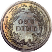 Proof Barber Dimes, 1906 10C PR66+ PCGS. CAC....
