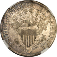 Early Half Dollars, 1807 50C Draped Bust AU50 NGC. O-105, R.1....