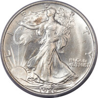 Walking Liberty Half Dollars, 1920 50C MS65 PCGS....
