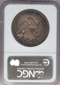 Seated Dollars, 1859 $1 MS64 NGC....