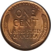 Lincoln Cents: , 1919 1C MS66 Red PCGS. PCGS Population (243/74). NGC Census:(150/22). Mintage: 392,020,992. Numismedia Wsl. Price for prob...