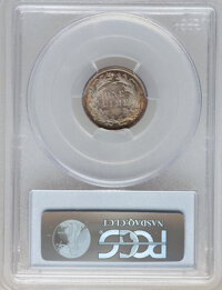 Seated Dimes, 1886 10C MS66 PCGS. CAC....