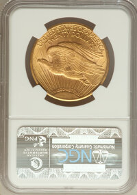 Saint-Gaudens Double Eagles: , 1912 $20 MS62 NGC. NGC Census: (936/550). PCGS Population(1046/1547). Mintage: 149,700. Numismedia Wsl. Price for problem...