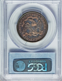 Proof Seated Half Dollars, 1868 50C PR65 PCGS. CAC....