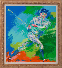 1973 Babe Ruth Original Painting by LeRoy Neiman