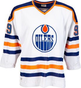 1979-80 Wayne Gretzky Game Worn Edmonton Oilers Rookie Jersey-Photo Matched to His First NHL Home Game and Others
