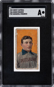 1909 T206 Sweet Caporal Honus Wagner (The Garagiola Wagner) SGC Authentic