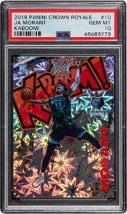 2019 Panini Crown Royale Ja Morant (Kaboom!) #10 PSA Gem Mint 10