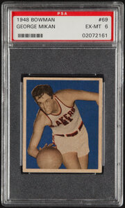 1948 Bowman George Mikan #69 PSA EX-MT 6