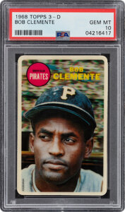 1968 Topps 3-D Test Roberto Clemente PSA Gem Mint 10 - Pop Six