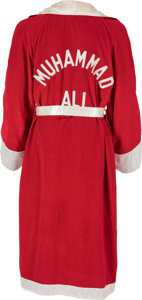 1971 Muhammad Ali Fight Worn & Signed Robe from Frazier I Bout with Provenance