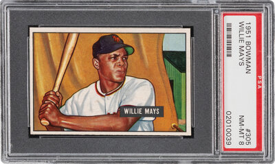 1951 Bowman Willie Mays Rookie #305 PSA EX 5