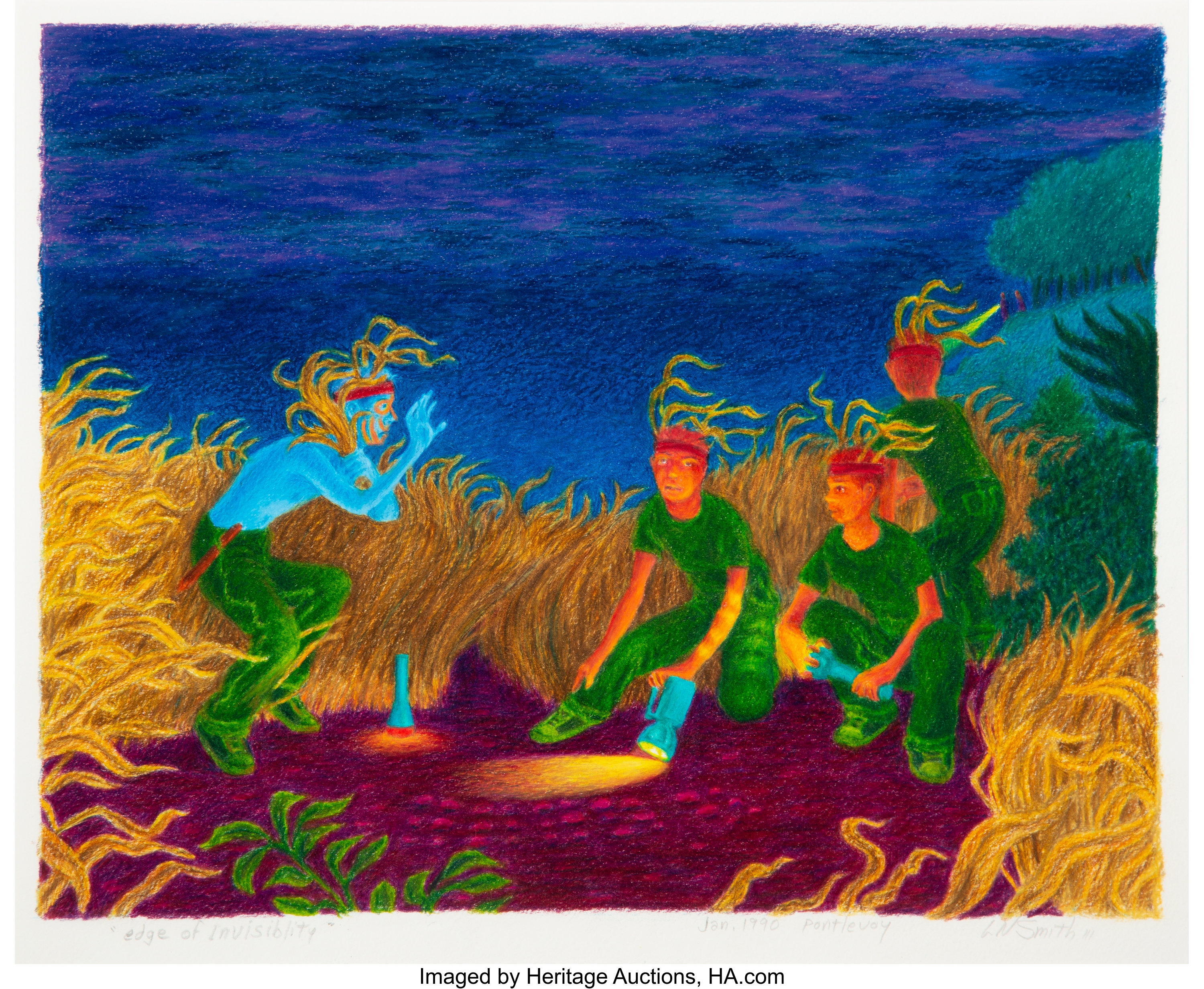 Lee N. Smith III (American, b. 1950). Edge of Invisibility, 1990. | Lot ...