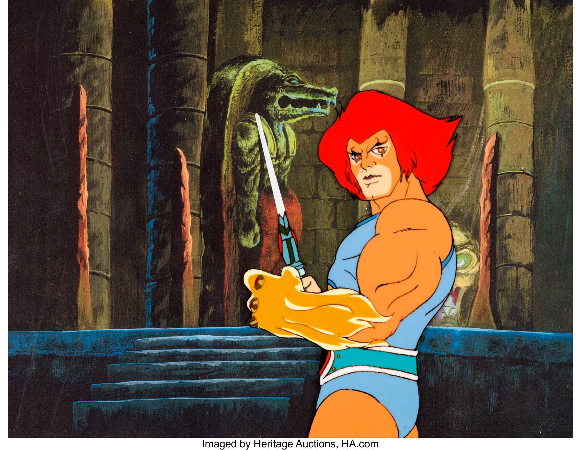 ThunderCats Lion-O Production Cel (Rankin/Bass, c. 1985-89)