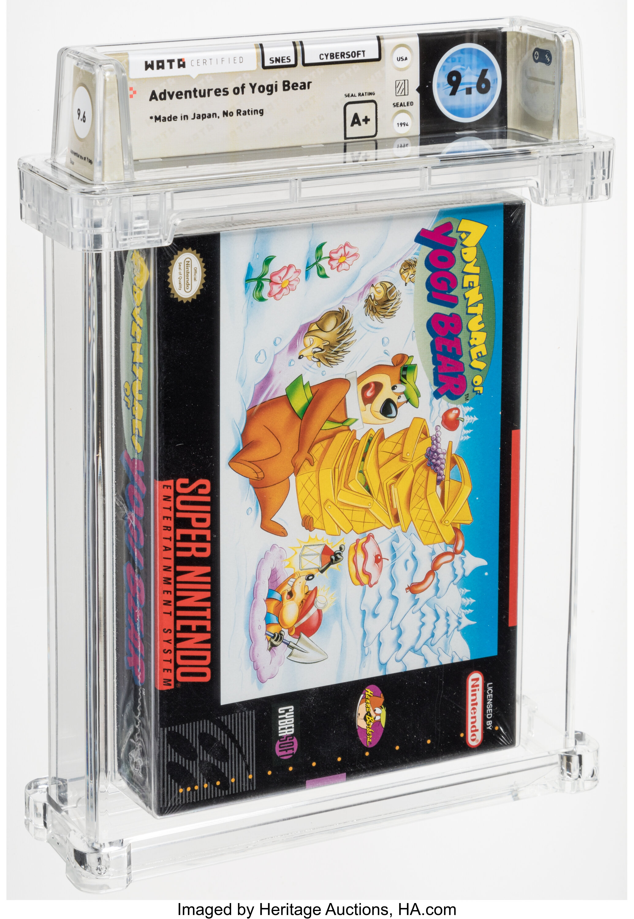 Adventures of Yogi Bear Super Nintendo (SNES): PSA Pop Report + Loose / CIB / Sealed Prices 2026