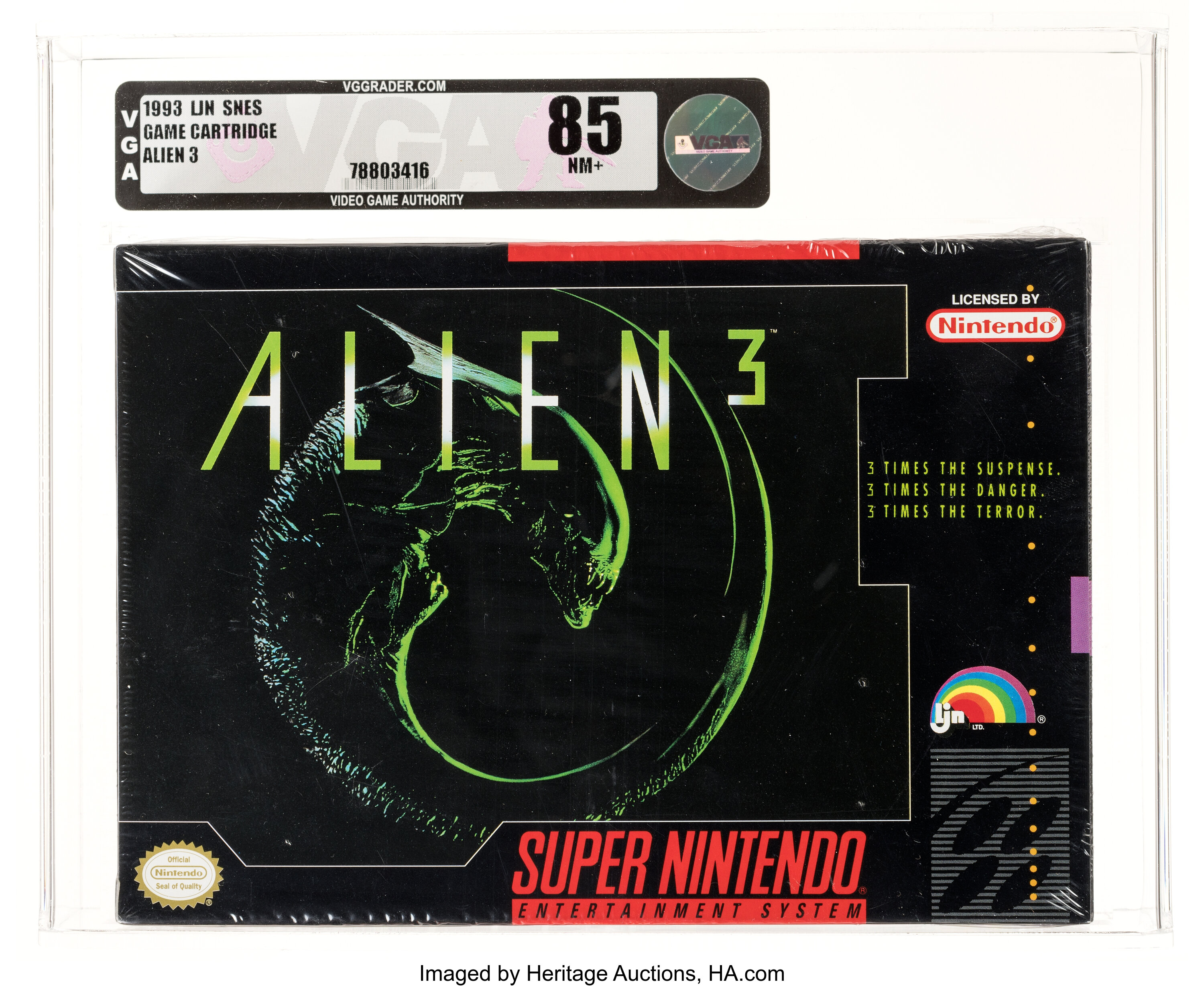 Alien³ Super Nintendo (SNES): PSA Pop Report + Loose / CIB / Sealed Prices 2026