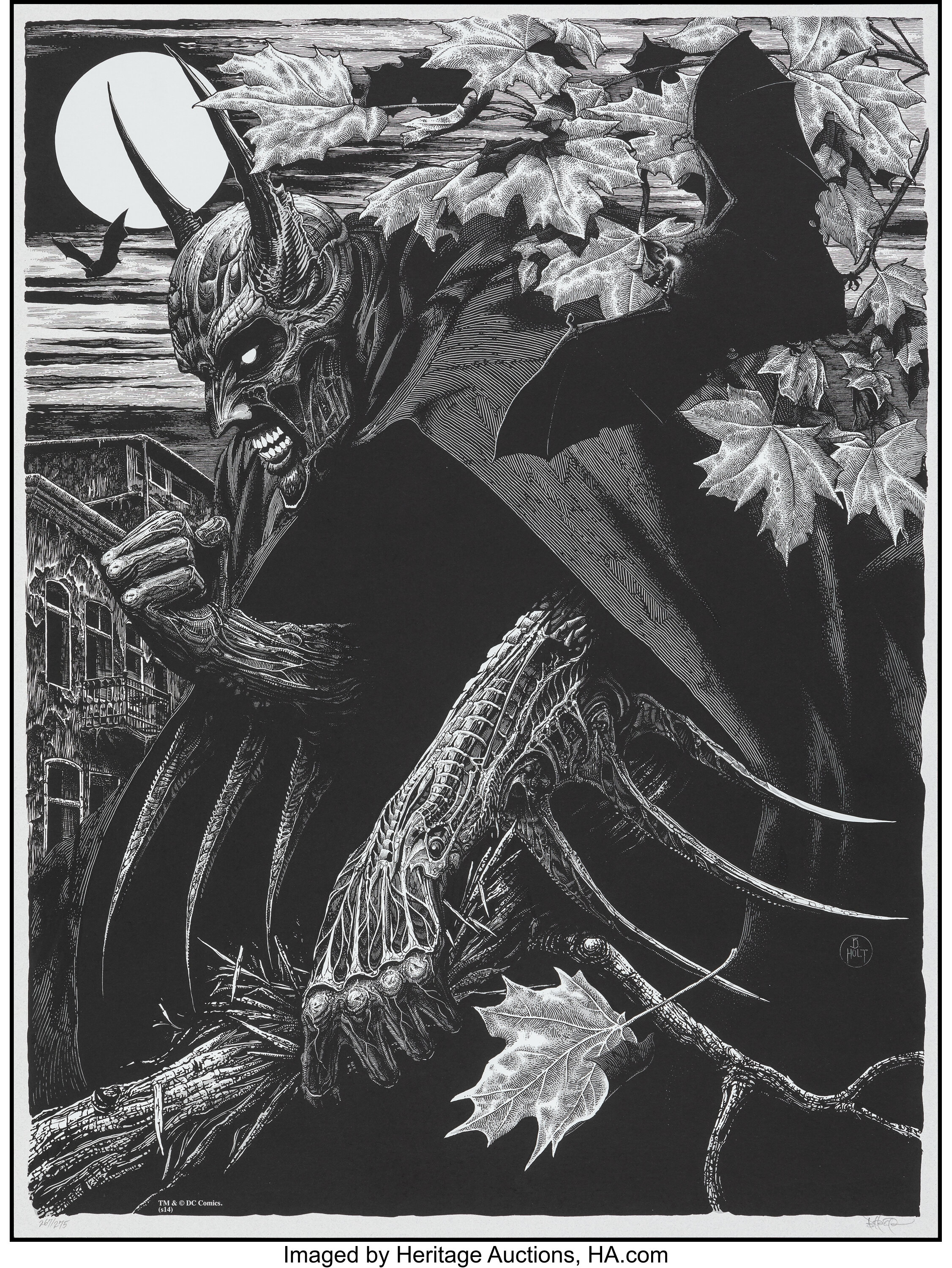Batman, 267/275 by Brandon Holt (Mondo, 2014). Rolled, Near Mint. | Lot ...