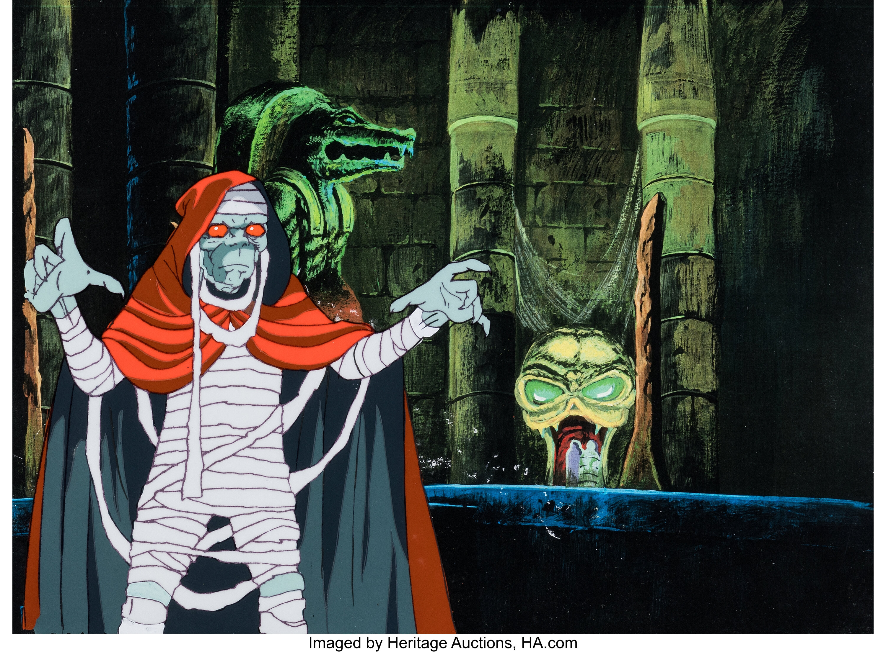 ThunderCats Mumm-Ra Production Cel (Rankin-Bass, c. 1985-89)