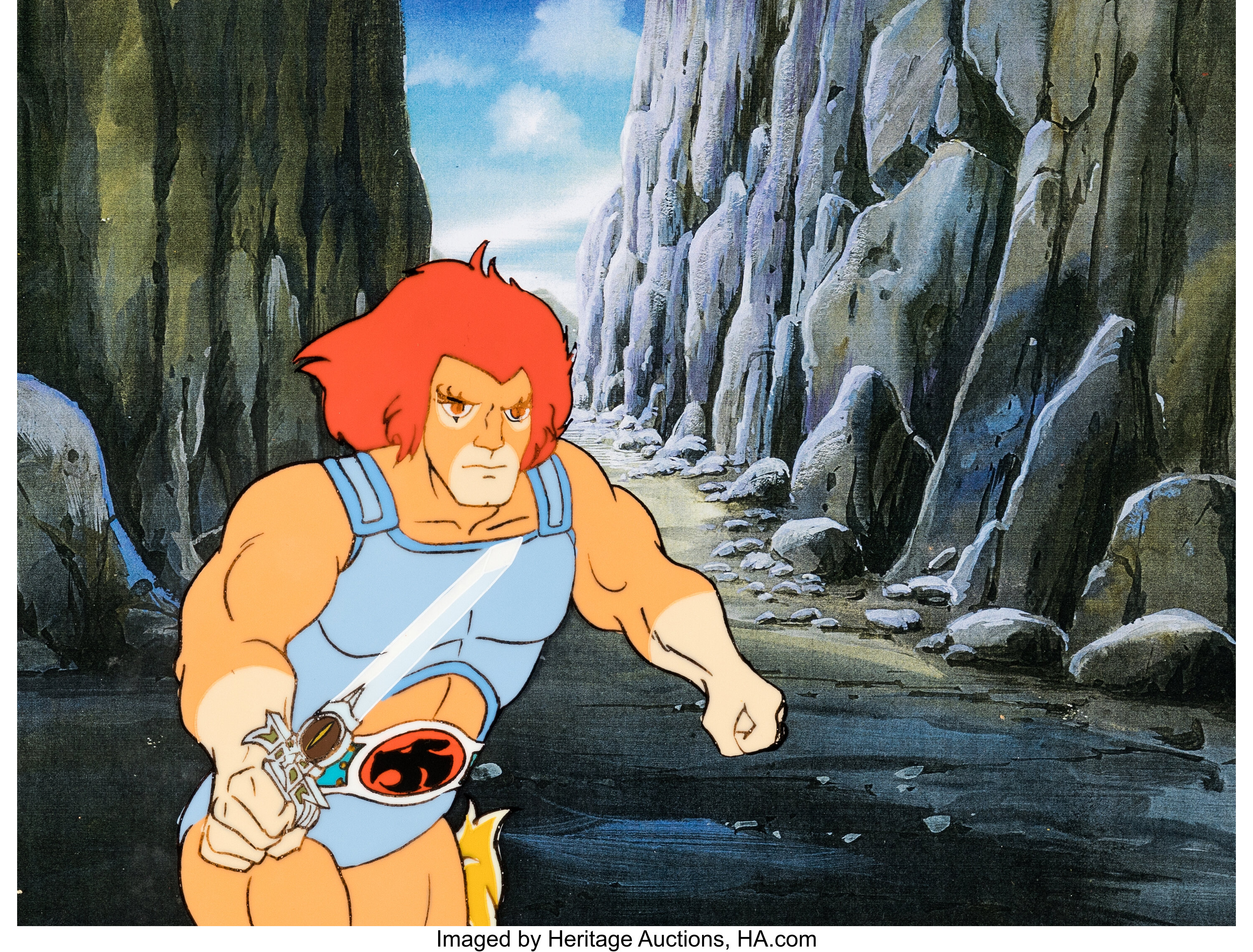ThunderCats Lion-O Production Cel (Rankin-Bass, c. 1985-89)