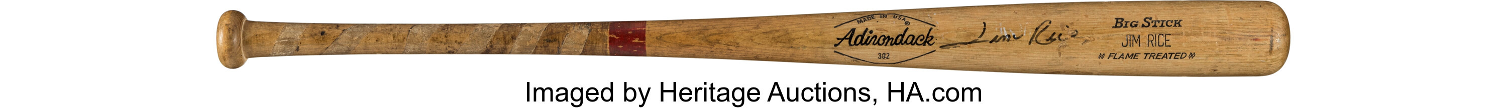 Circa 1975 Jim Rice Game Used & Signed Rookie Bat, PSA/DNA GU 9. | Lot ...