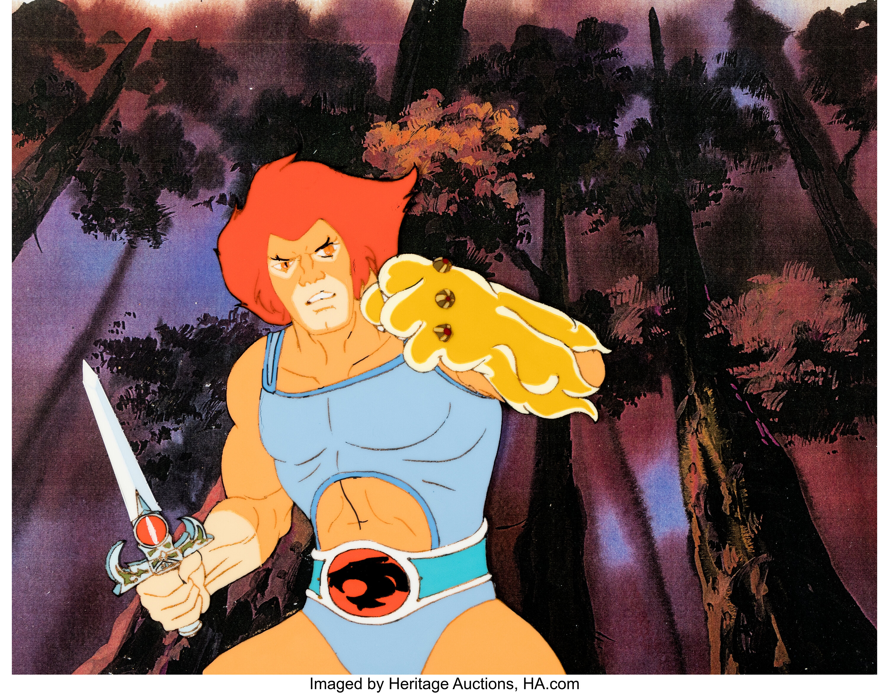 ThunderCats Lion-O Production Cel (Rankin-Bass, c. 1985-89)