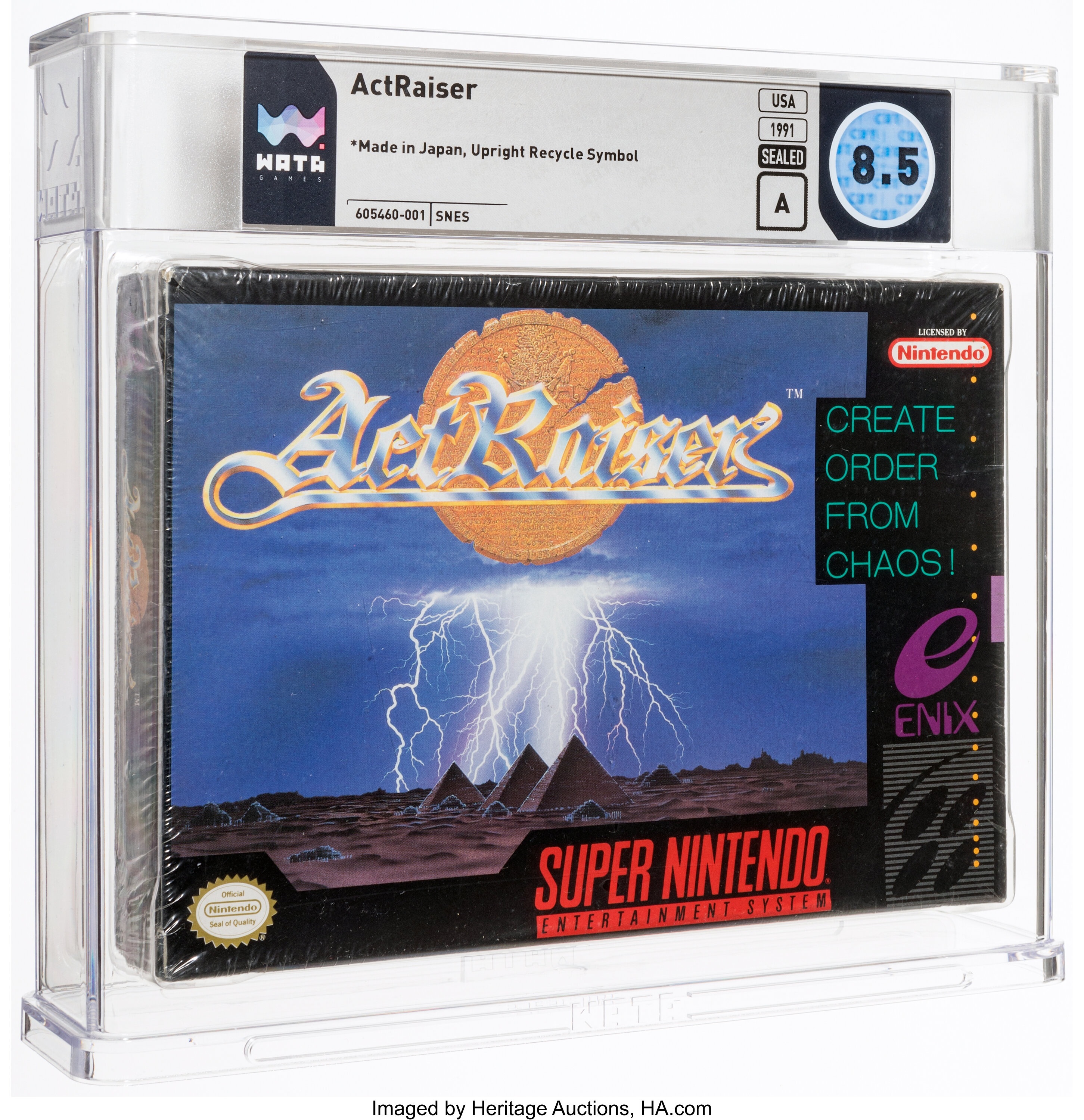 ActRaiser Super Nintendo (SNES): PSA Pop Report + Loose / CIB / Sealed Prices 2026