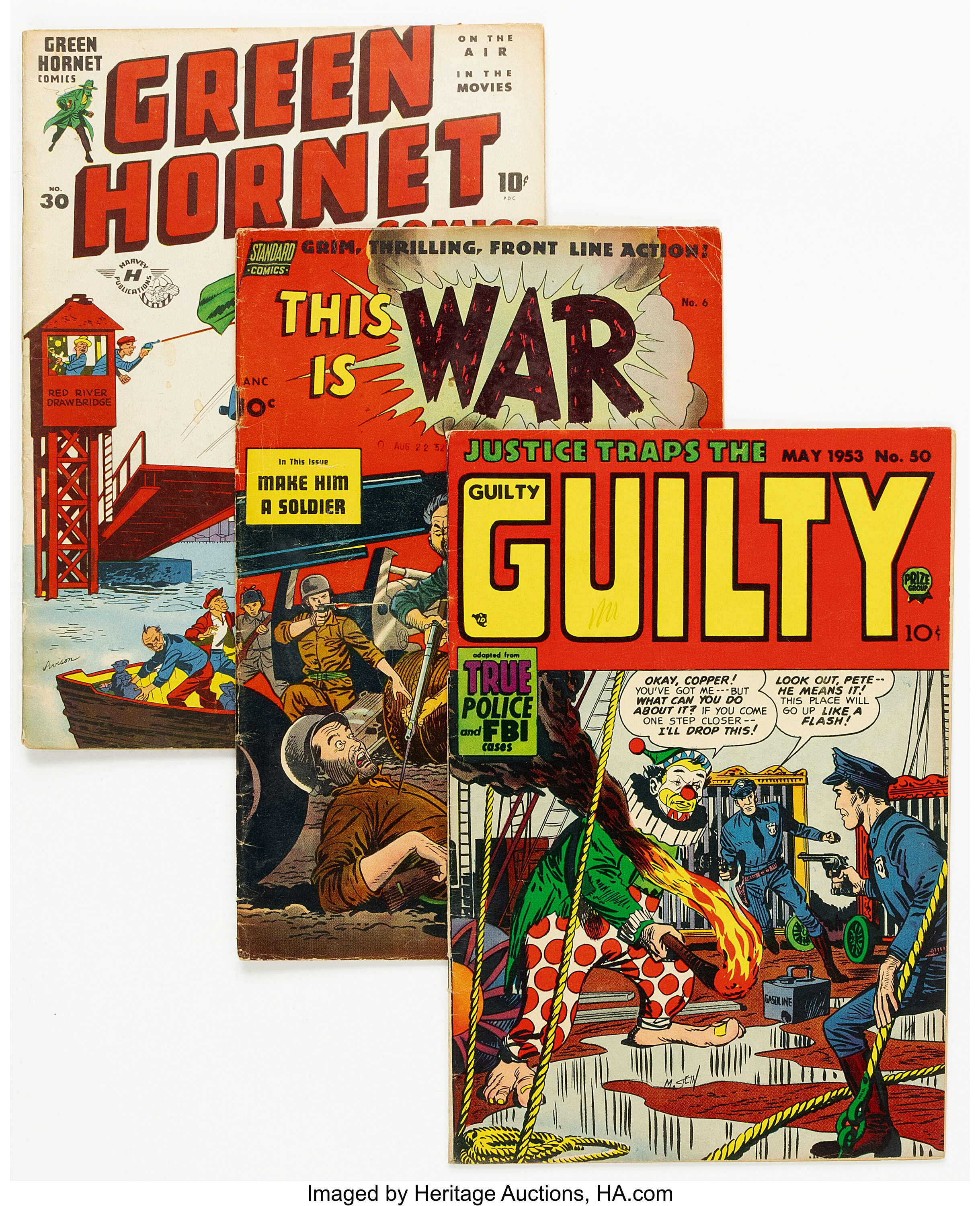 Golden Age Comics Group of 5 (Various Publishers, 1940s-50s).... | Lot ...