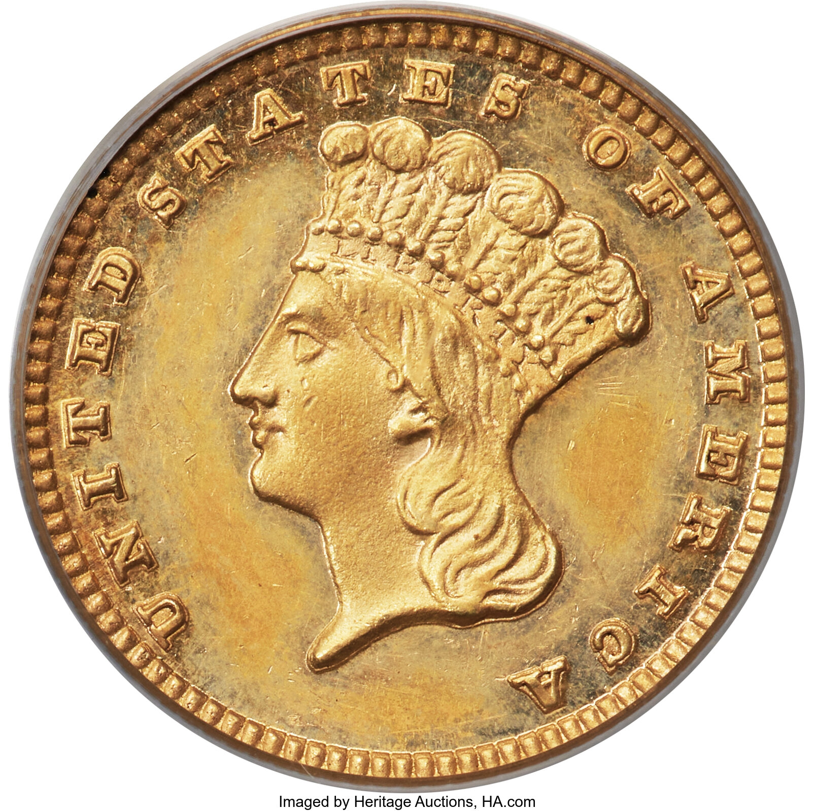 1881 G$1 MS61 PCGS. Housed in a Generation 3.1 green label holder ...