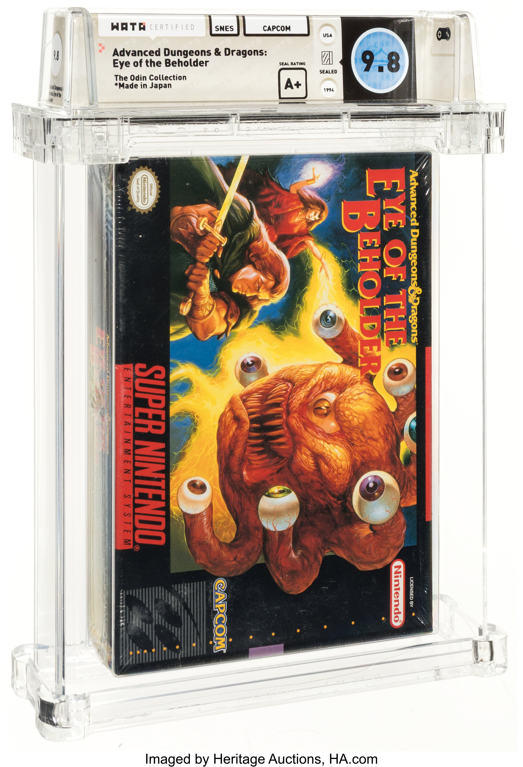 Advanced Dungeons & Dragons: Eye of the Beholder Super Nintendo (SNES): PSA Pop Report + Loose / CIB / Sealed Prices 2026