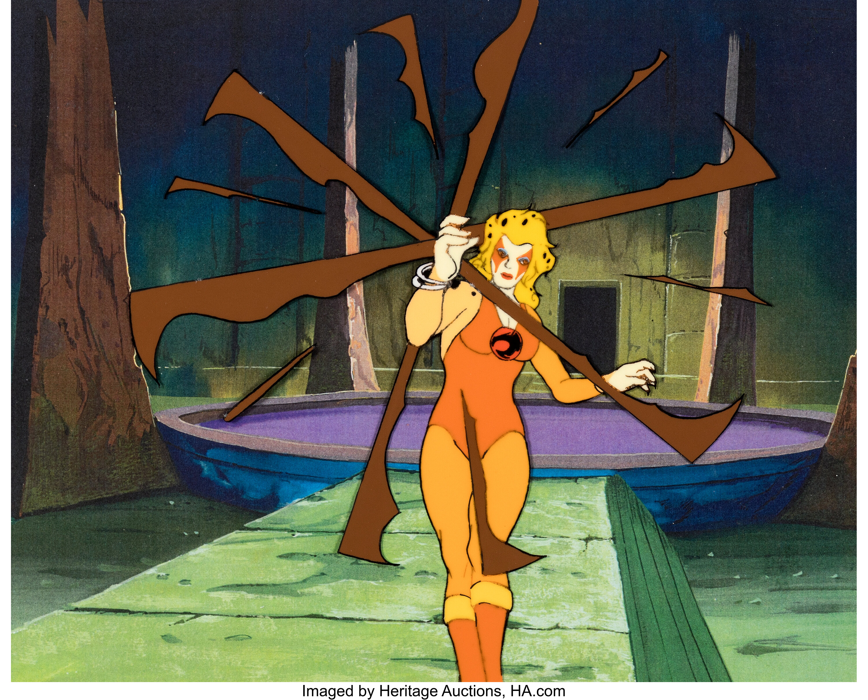 ThunderCats Cheetara Production Cel (Rankin-Bass/Topcraft/Pacific