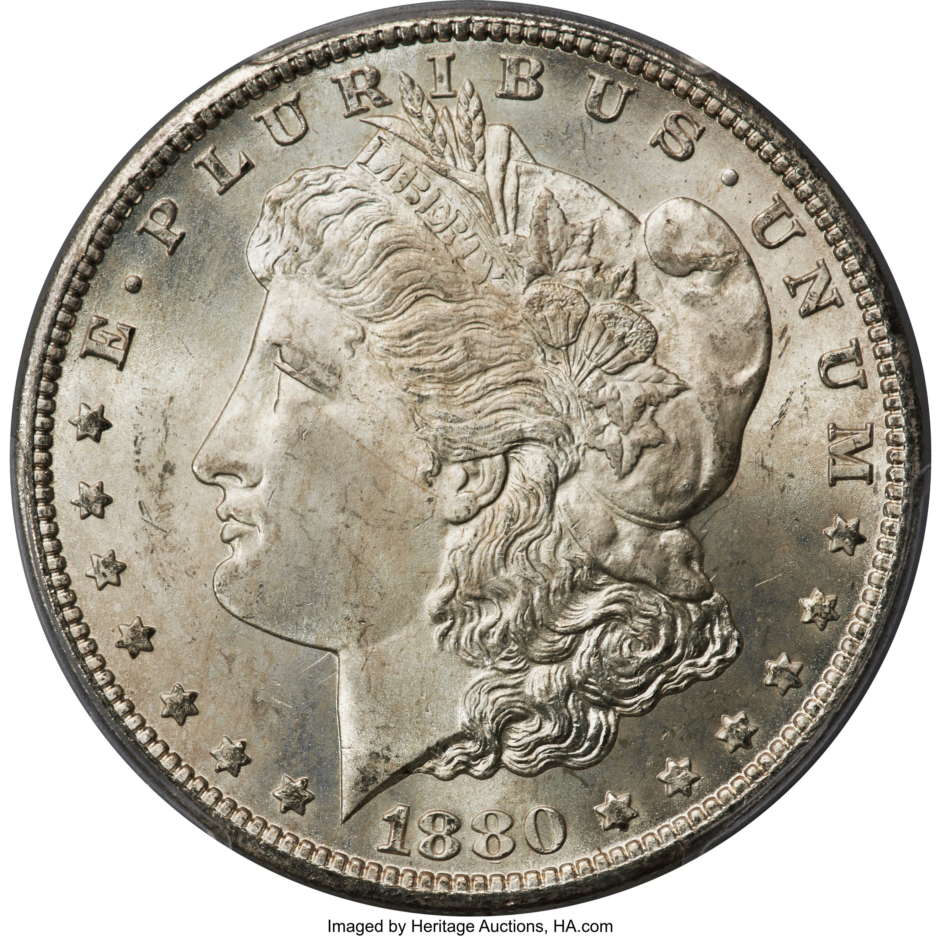 1880-CC $1 8/7, Reverse of 1878, VAM-7A, MS66 PCGS. A Hit List 40 | Lot ...