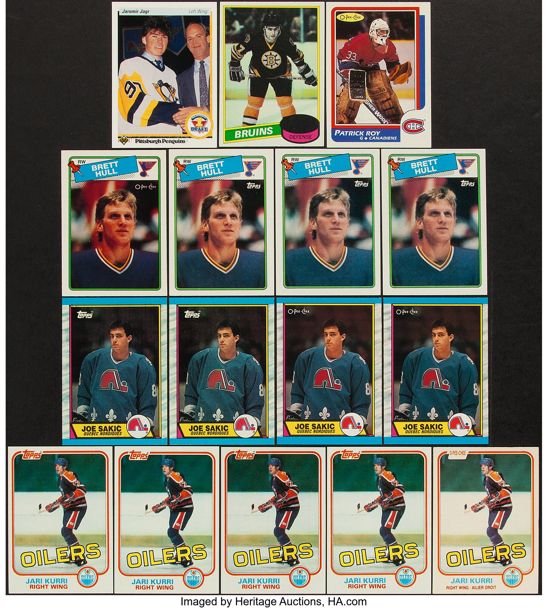 1980-1990 O-Pee-Chee, Topps & Upper Deck Hockey Rookie Collection | Lot ...