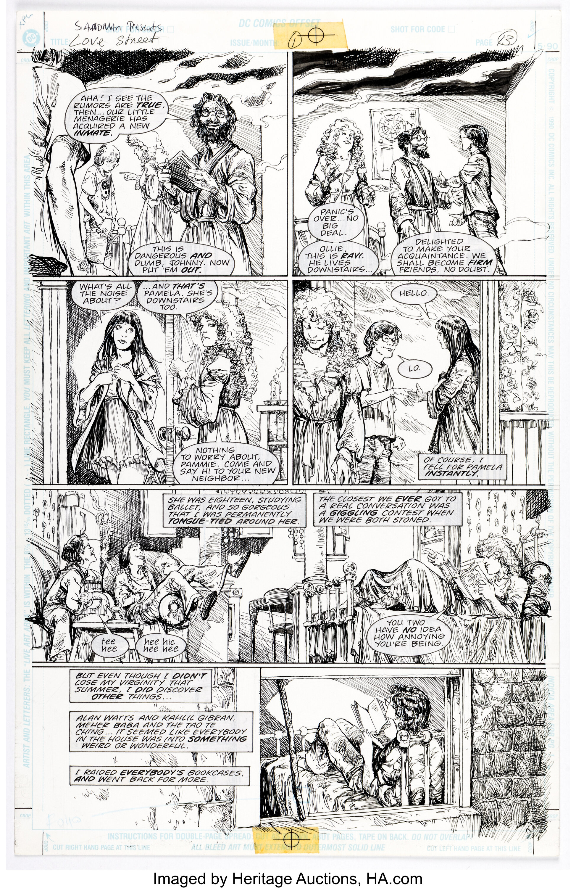 Michael Zulli and Vincent Locke The Sandman Presents: Love Street | Lot ...