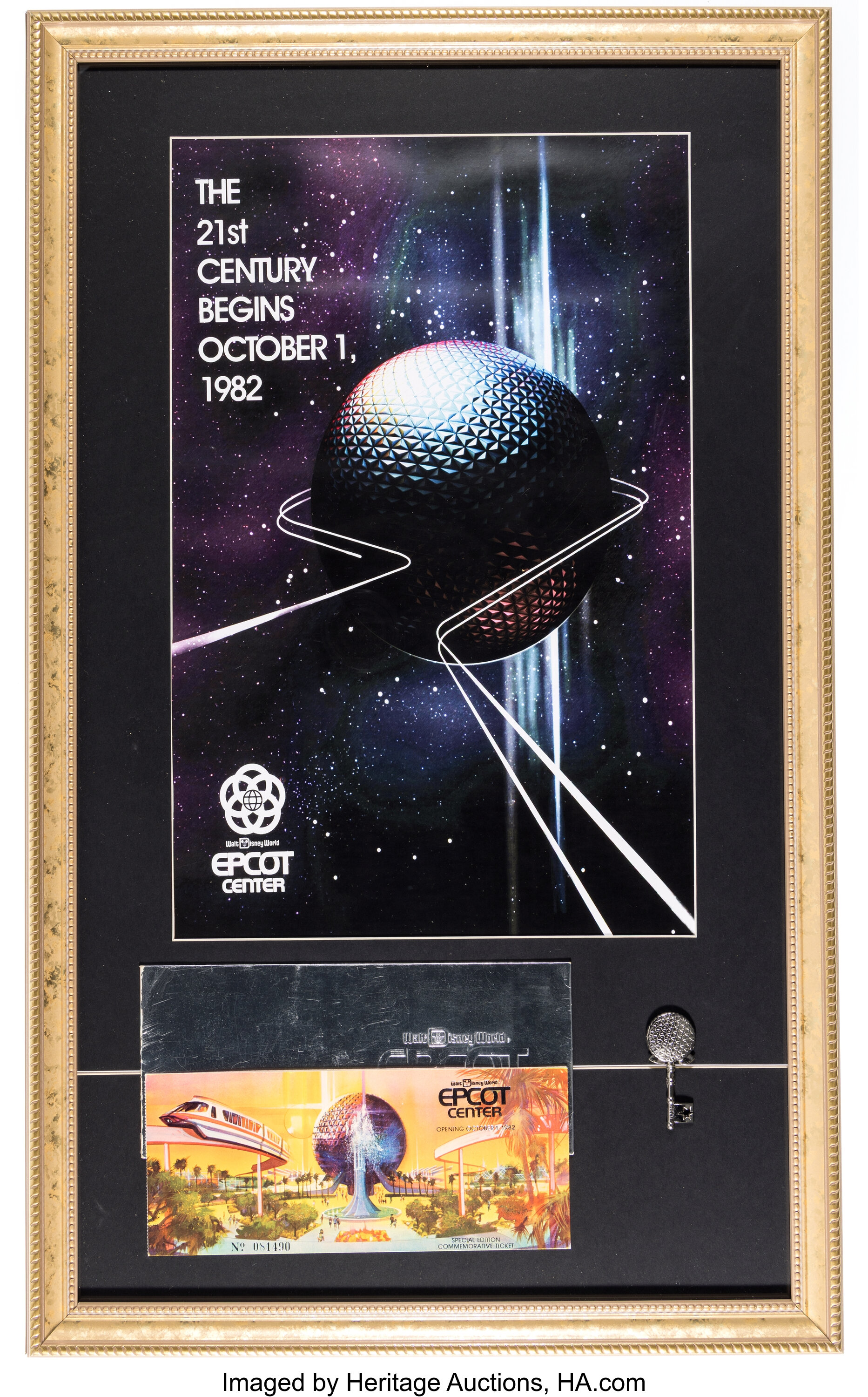 1982 Disneyworld EPCOT Center Display. ... Miscellaneous | Lot #43268 ...