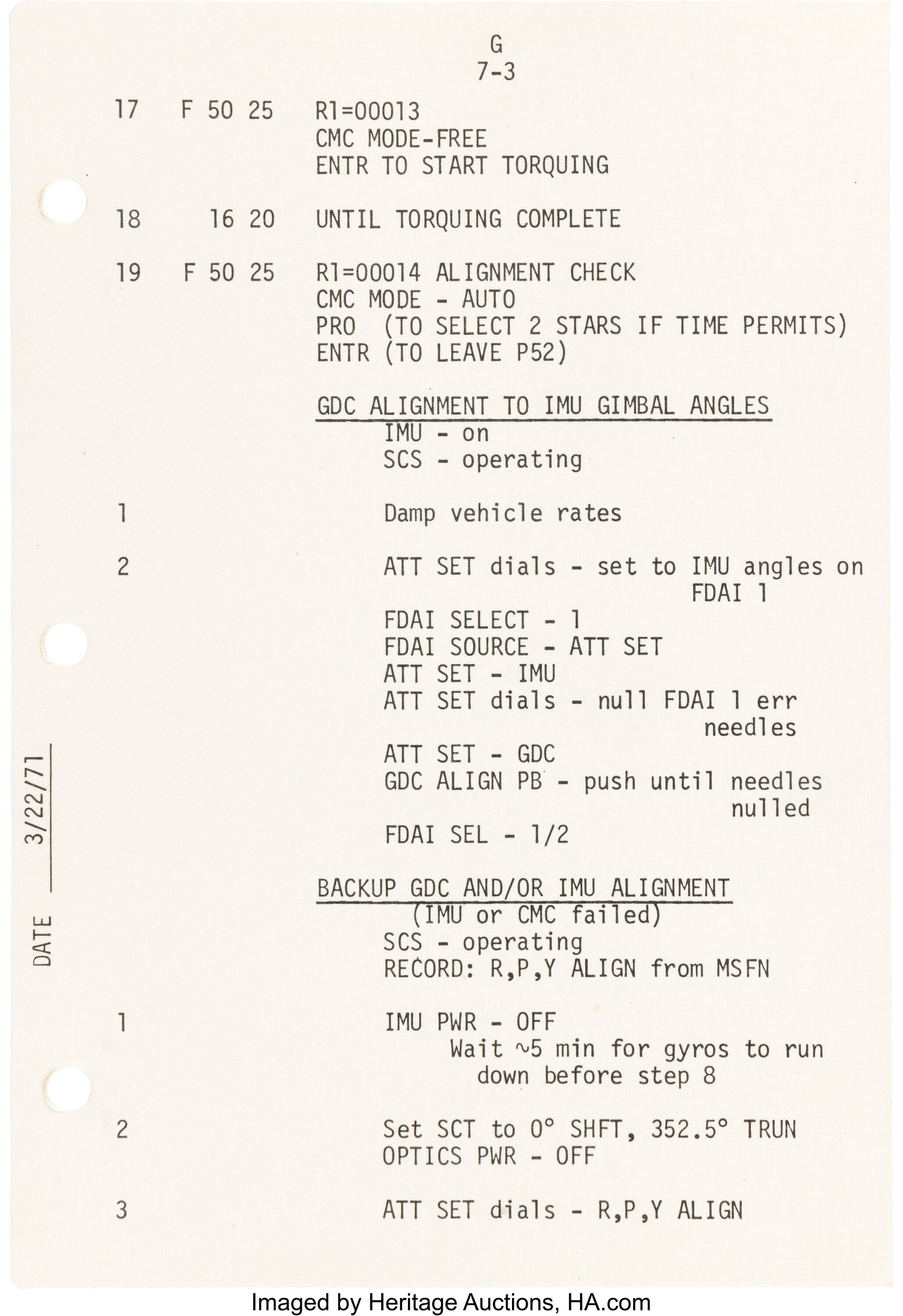 Apollo 15 Flown 