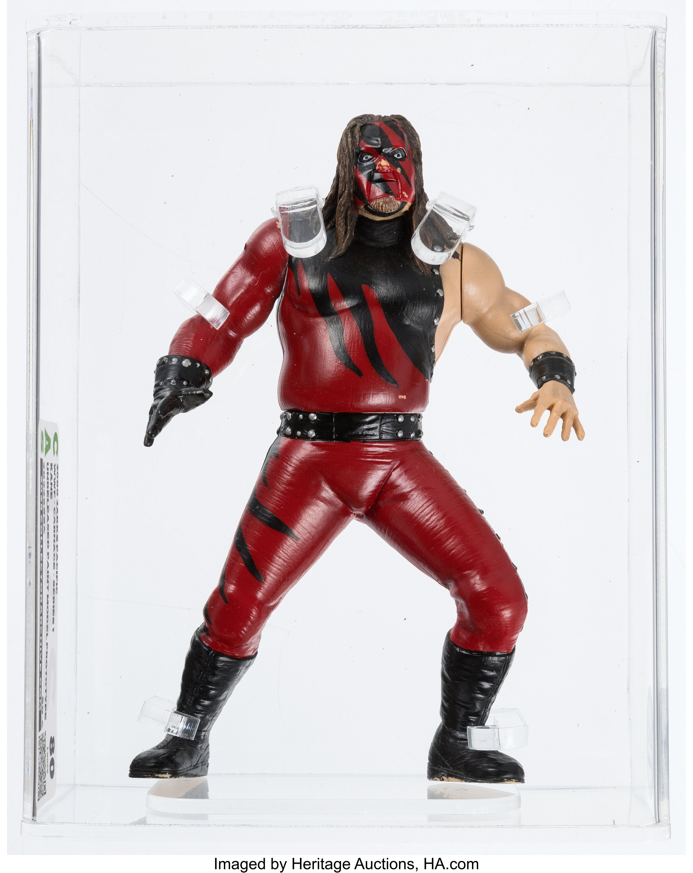 WWF Wrestling Carnage Kane Unreleased Paint Model Prototype CAS 80 ...