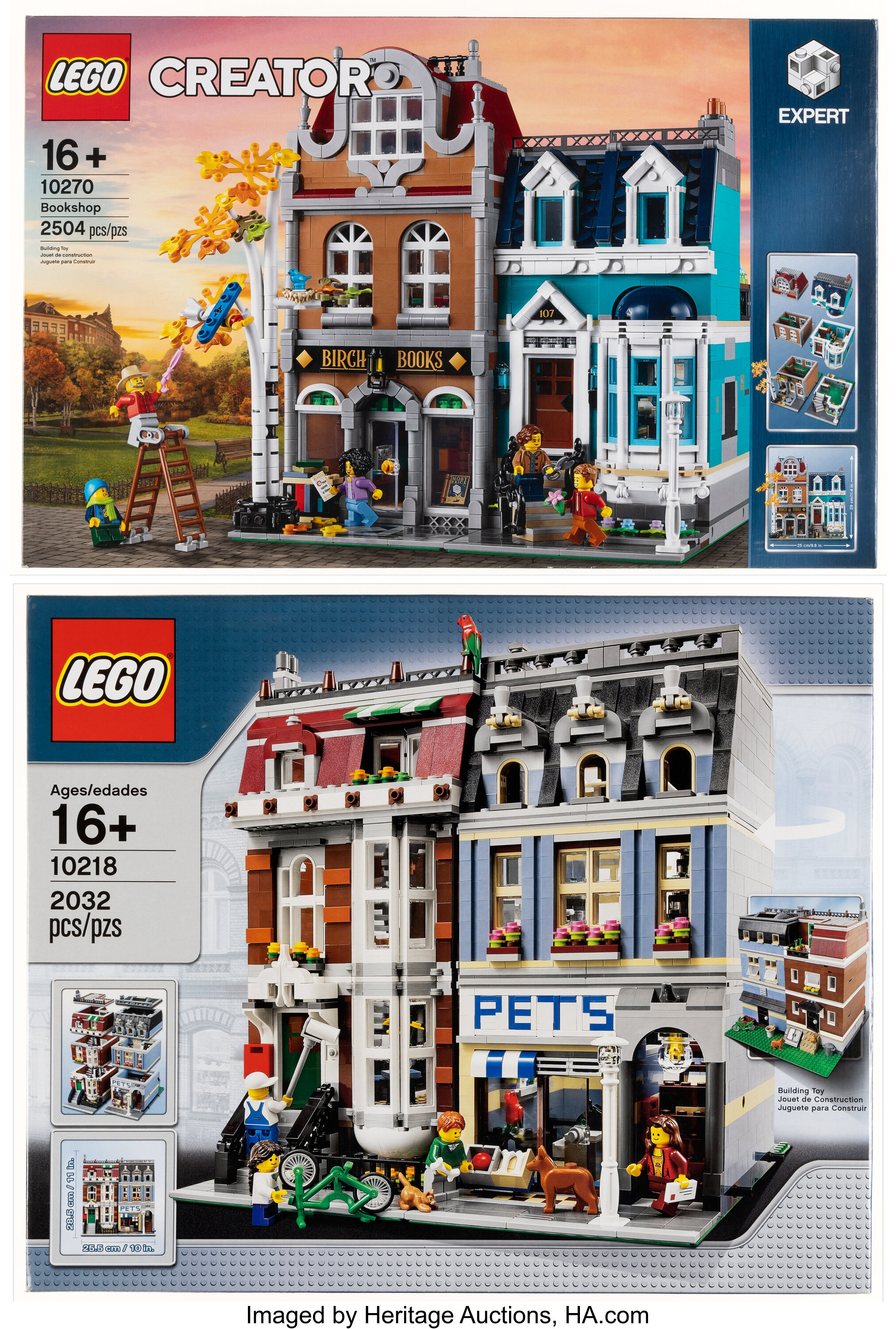 LEGO Creator Modular Buildings Collection Pet Shop (10218) & | Lot ...