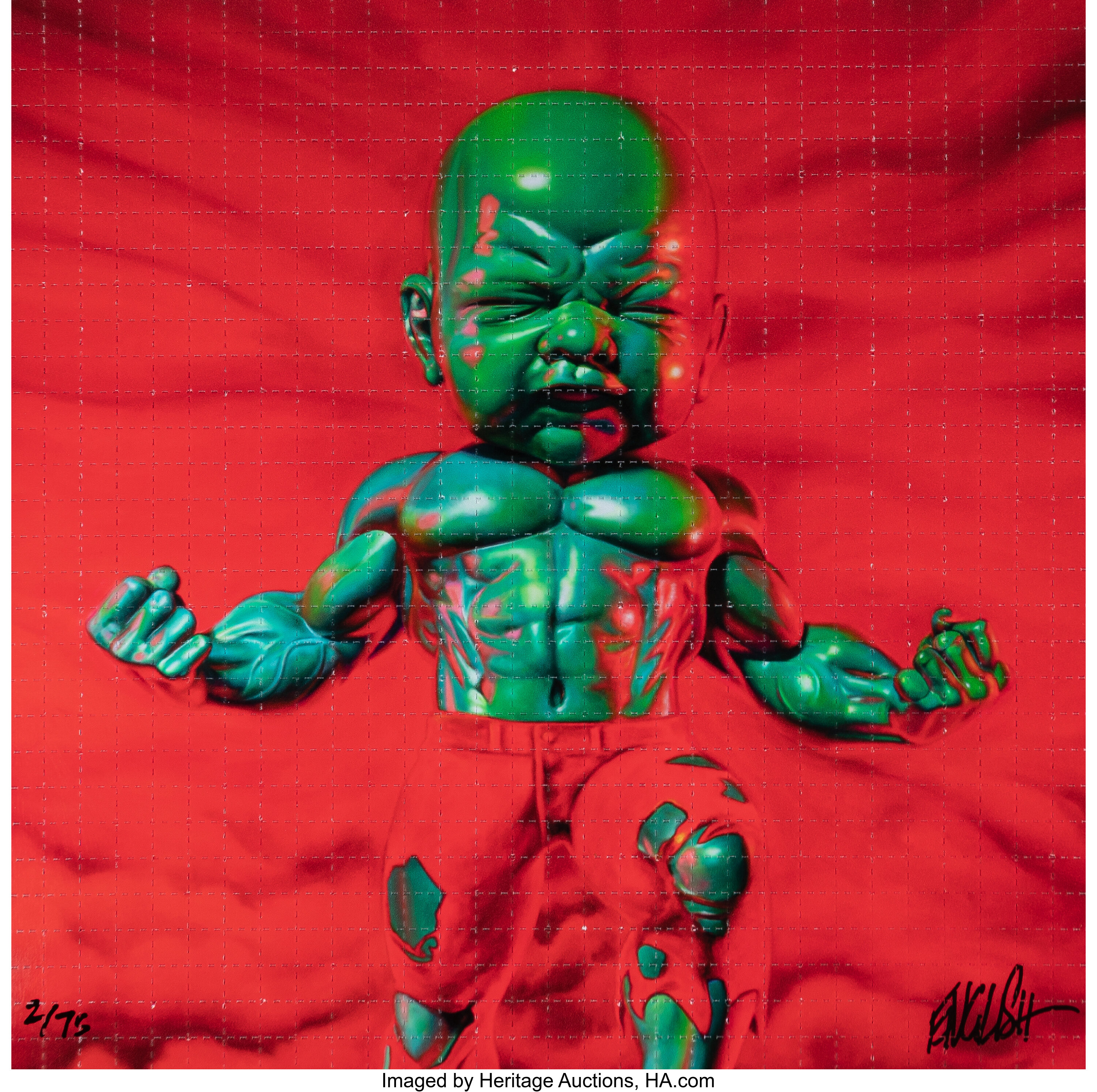 Ron English (b. 1959). Temper Tot Rising, 2020. Archival pigment | Lot ...