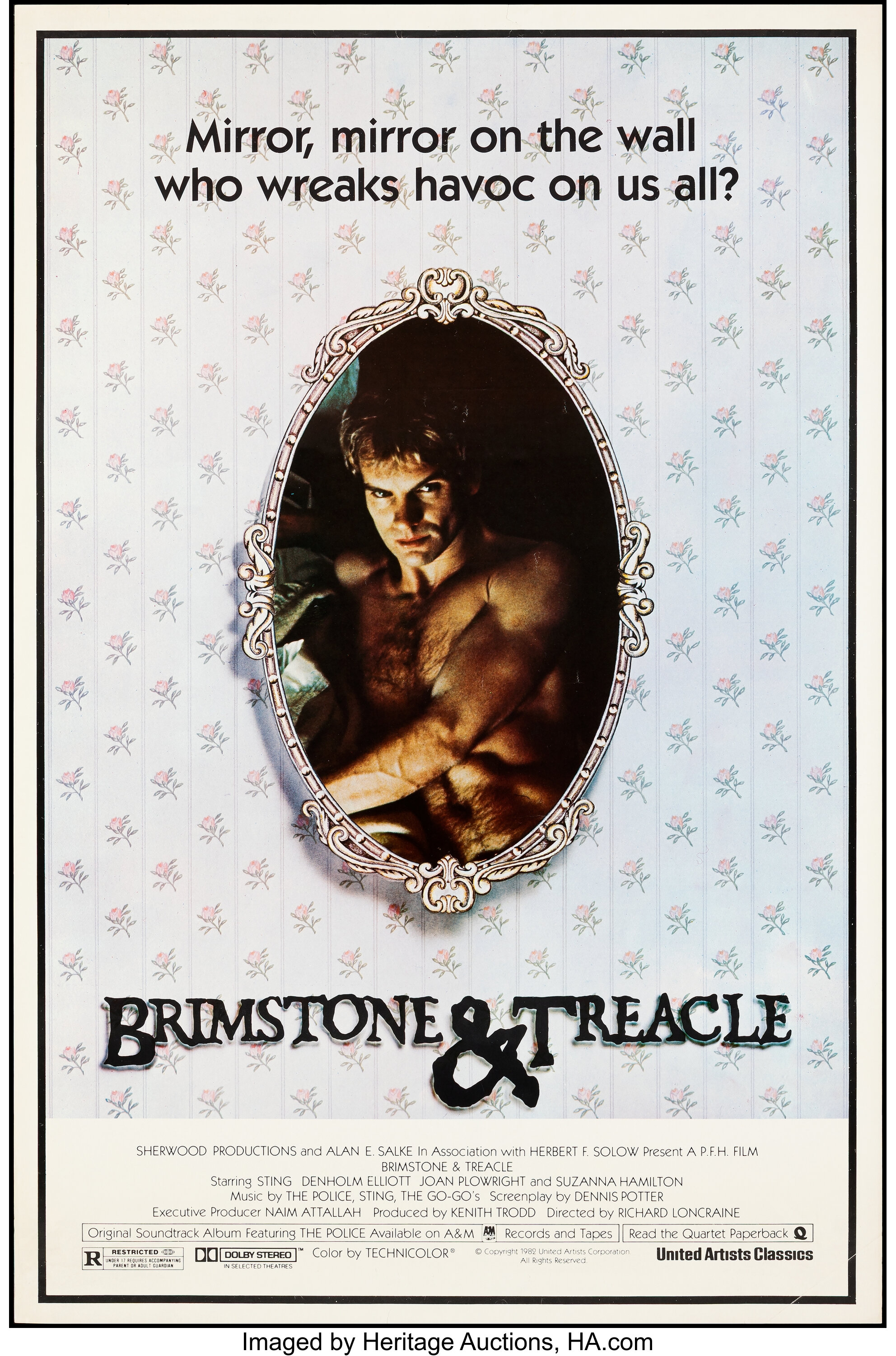 Brimstone & Treacle (United Artists Classics, 1982). Rolled, Very | Lot ...
