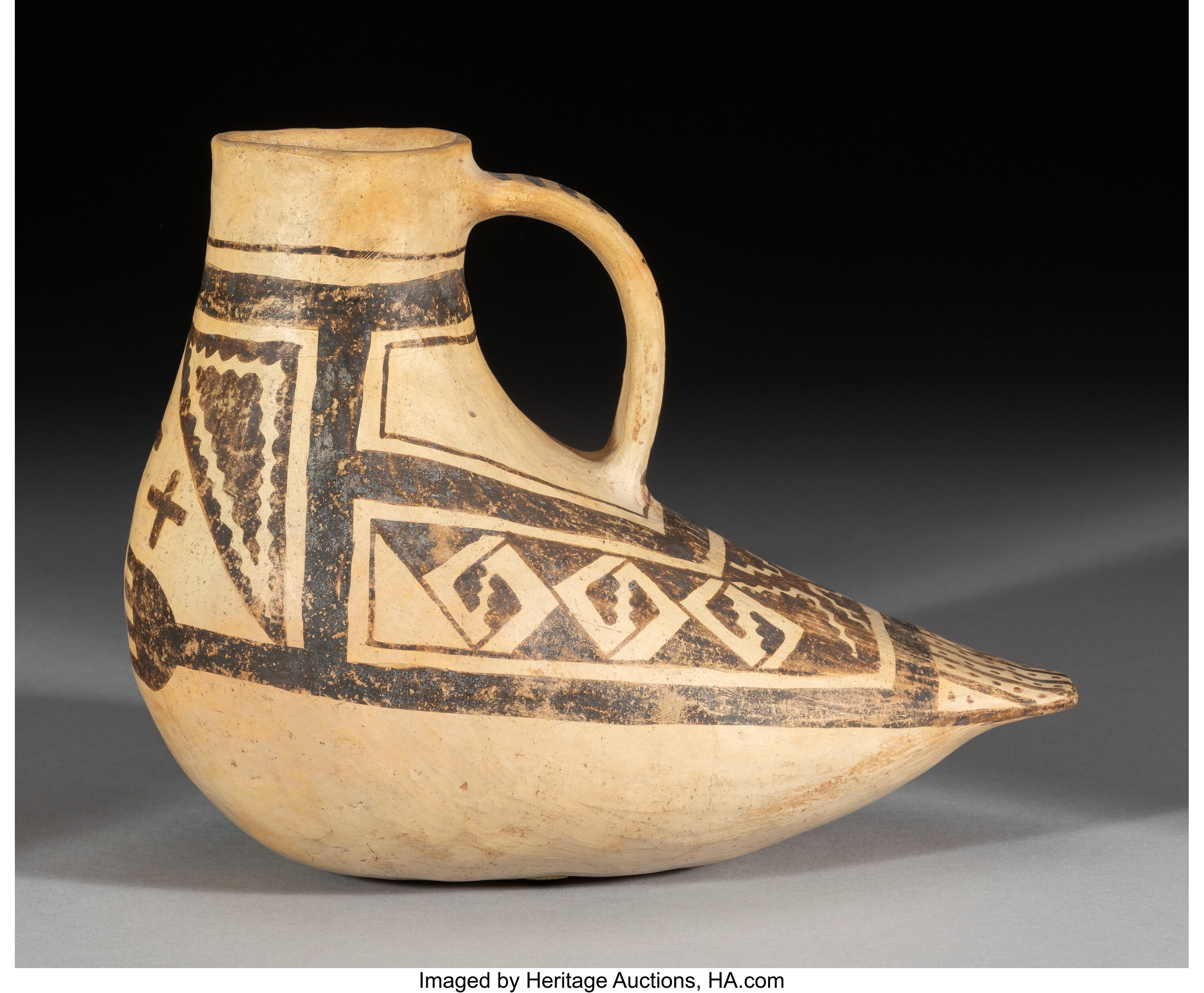 A Jeddito Yellowware Duck ... American Indian Art Pottery | Lot #70117 ...