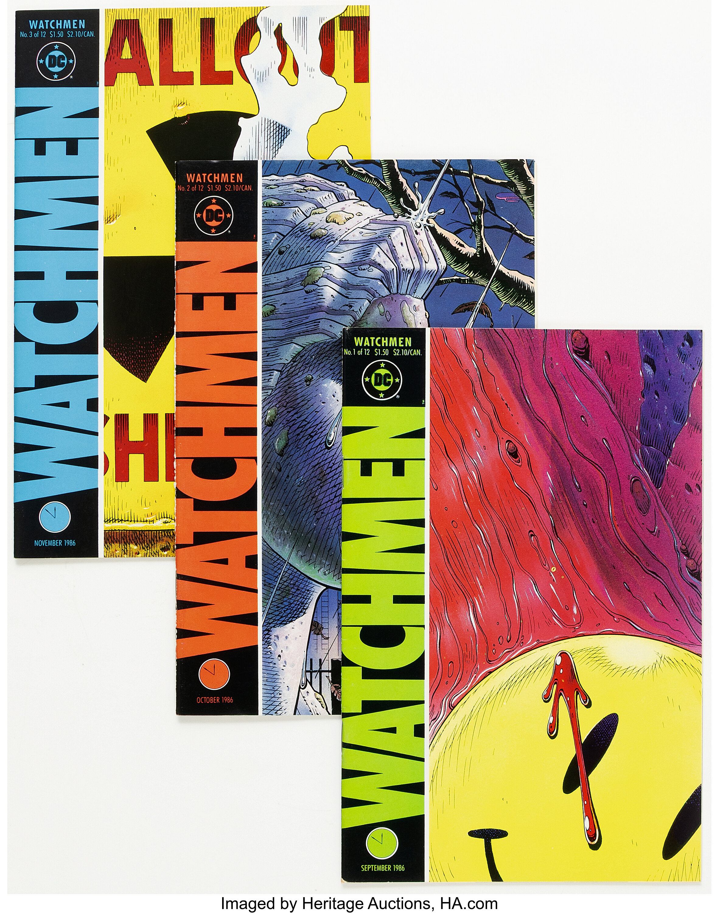 Watchmen #1-12 Complete Miniseries Group (DC, 1986-87) Condition: | Lot ...
