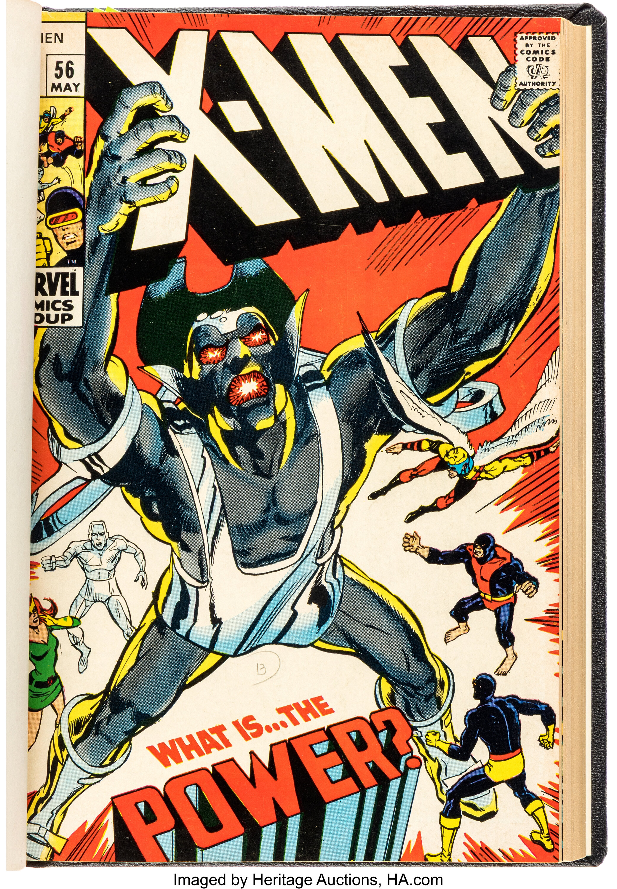 X-Men #56-65 Bound Volume (Marvel, 1969-70).... Silver Age | Lot #17487 ...